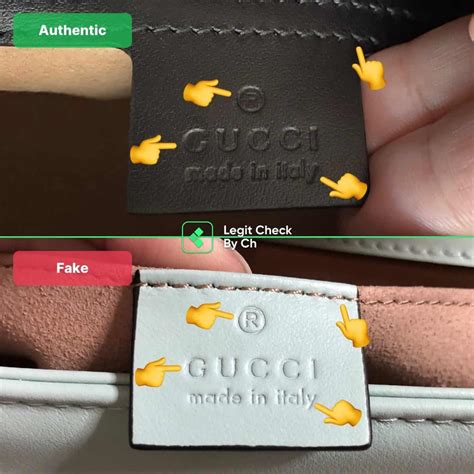 gucci marmont real vs fake|authentic gucci handbags.